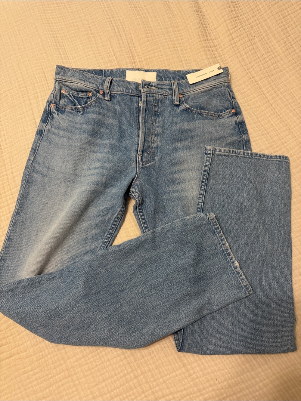 MOTHER Women's Tomcat Skimp Straight Leg Jeans